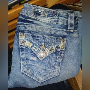 Blue 'Miss Me' Jean's size 26 "Slim Boot"